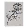 Picture of Gray Floral  _GroupedProduct_Rectangle_Portrait_Canvas_
