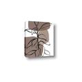 Picture of Brown Geo with Leaves I  _GroupedProduct_Rectangle_Portrait_Canvas_