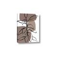 Picture of Brown Geo with Leaves I  _GroupedProduct_Rectangle_Portrait_Canvas_