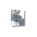 Picture of Blue Geo with Leaves II  _GroupedProduct_Rectangle_Portrait_Canvas_