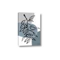 Picture of Blue Geo with Leaves II  _GroupedProduct_Rectangle_Portrait_Canvas_