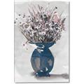 Picture of Blue Pot of Daisies _GroupedProduct_Rectangle_Portrait_Canvas_