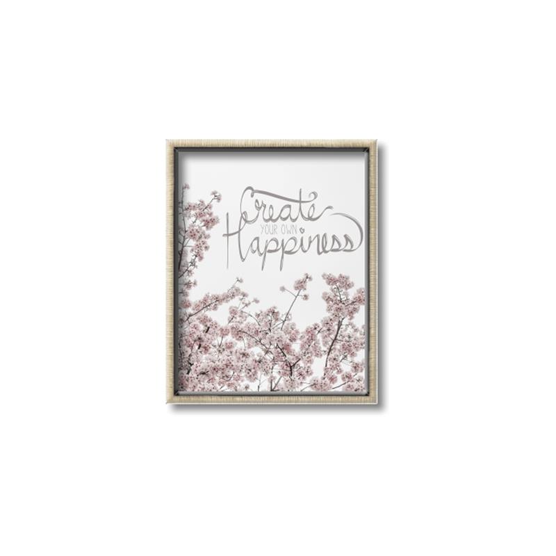 Picture of Create your own happiness _GroupedProduct_Rectangle_Portrait_Canvas_Framed_