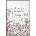 Picture of Create your own happiness _GroupedProduct_Rectangle_Portrait_Canvas_Framed_