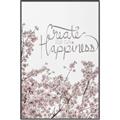 Picture of Create your own happiness _GroupedProduct_Rectangle_Portrait_Canvas_Framed_