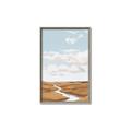 Picture of Desert Landscape Creek  _GroupedProduct_Rectangle_Portrait_Canvas_Framed_