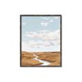 Picture of Desert Landscape Creek  _GroupedProduct_Rectangle_Portrait_Canvas_Framed_