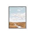 Picture of Desert Landscape Creek  _GroupedProduct_Rectangle_Portrait_Canvas_Framed_