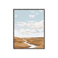 Picture of Desert Landscape Creek  _GroupedProduct_Rectangle_Portrait_Canvas_Framed_