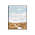 Picture of Desert Landscape Creek  _GroupedProduct_Rectangle_Portrait_Canvas_Framed_