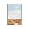 Picture of Desert Landscape Creek  _GroupedProduct_Rectangle_Portrait_Canvas_Framed_
