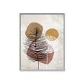Picture of Geo Botanical I _GroupedProduct_Rectangle_Portrait_Canvas_Framed_