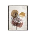 Picture of Geo Botanical I _GroupedProduct_Rectangle_Portrait_Canvas_Framed_