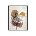 Picture of Geo Botanical I _GroupedProduct_Rectangle_Portrait_Canvas_Framed_