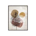 Picture of Geo Botanical I _GroupedProduct_Rectangle_Portrait_Canvas_Framed_