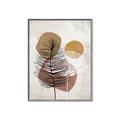 Picture of Geo Botanical I _GroupedProduct_Rectangle_Portrait_Canvas_Framed_