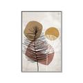Picture of Geo Botanical I _GroupedProduct_Rectangle_Portrait_Canvas_Framed_