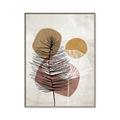 Picture of Geo Botanical I _GroupedProduct_Rectangle_Portrait_Canvas_Framed_