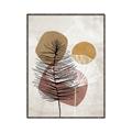 Picture of Geo Botanical I _GroupedProduct_Rectangle_Portrait_Canvas_Framed_