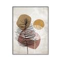 Picture of Geo Botanical I _GroupedProduct_Rectangle_Portrait_Canvas_Framed_