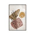 Picture of Geo Botanical II  _GroupedProduct_Rectangle_Portrait_Canvas_Framed_