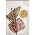 Picture of Geo Botanical II  _GroupedProduct_Rectangle_Portrait_Canvas_Framed_