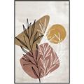 Picture of Geo Botanical II  _GroupedProduct_Rectangle_Portrait_Canvas_Framed_