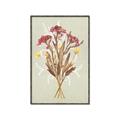 Picture of Dried Flowers with Outline I _GroupedProduct_Rectangle_Portrait_Canvas_Framed_