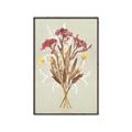 Picture of Dried Flowers with Outline I _GroupedProduct_Rectangle_Portrait_Canvas_Framed_