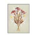 Picture of Dried Flowers with Outline I _GroupedProduct_Rectangle_Portrait_Canvas_Framed_