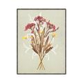 Picture of Dried Flowers with Outline I _GroupedProduct_Rectangle_Portrait_Canvas_Framed_