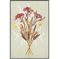 Picture of Dried Flowers with Outline I _GroupedProduct_Rectangle_Portrait_Canvas_Framed_