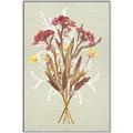 Picture of Dried Flowers with Outline I _GroupedProduct_Rectangle_Portrait_Canvas_Framed_