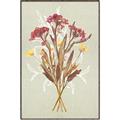 Picture of Dried Flowers with Outline I _GroupedProduct_Rectangle_Portrait_Canvas_Framed_