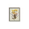 Picture of Dried Flowers with Outline II  _GroupedProduct_Rectangle_Portrait_Canvas_Framed_