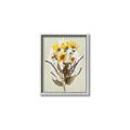 Picture of Dried Flowers with Outline II  _GroupedProduct_Rectangle_Portrait_Canvas_Framed_