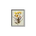 Picture of Dried Flowers with Outline II  _GroupedProduct_Rectangle_Portrait_Canvas_Framed_