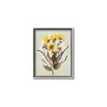 Picture of Dried Flowers with Outline II  _GroupedProduct_Rectangle_Portrait_Canvas_Framed_