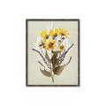 Picture of Dried Flowers with Outline II  _GroupedProduct_Rectangle_Portrait_Canvas_Framed_