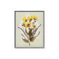 Picture of Dried Flowers with Outline II  _GroupedProduct_Rectangle_Portrait_Canvas_Framed_