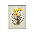 Picture of Dried Flowers with Outline II  _GroupedProduct_Rectangle_Portrait_Canvas_Framed_