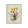 Picture of Dried Flowers with Outline II  _GroupedProduct_Rectangle_Portrait_Canvas_Framed_