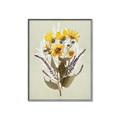 Picture of Dried Flowers with Outline II  _GroupedProduct_Rectangle_Portrait_Canvas_Framed_