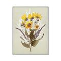 Picture of Dried Flowers with Outline II  _GroupedProduct_Rectangle_Portrait_Canvas_Framed_