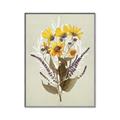 Picture of Dried Flowers with Outline II  _GroupedProduct_Rectangle_Portrait_Canvas_Framed_