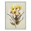 Picture of Dried Flowers with Outline II  _GroupedProduct_Rectangle_Portrait_Canvas_Framed_