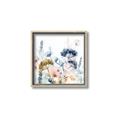 Picture of Light Blue Flowers II _GroupedProduct_Square_Canvas_Framed_