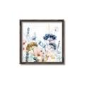 Picture of Light Blue Flowers II _GroupedProduct_Square_Canvas_Framed_
