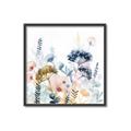 Picture of Light Blue Flowers II _GroupedProduct_Square_Canvas_Framed_