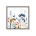 Picture of Light Blue Flowers II _GroupedProduct_Square_Canvas_Framed_